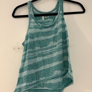Blue tank top, sized M.